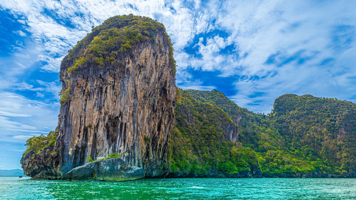 Railay Beach Krabi en Tailandia.