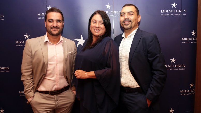 João Abegão, Director de Ventas para Latinoamérica; Marlene Iannacone, Representante en Perú y Yoanki Jesús Nieves, Director de Marketing fueron los responsables de presentar los productos Weddings By Iberostar as Imagined By You&nbsp;y Responsible Meetings by Iberostar.