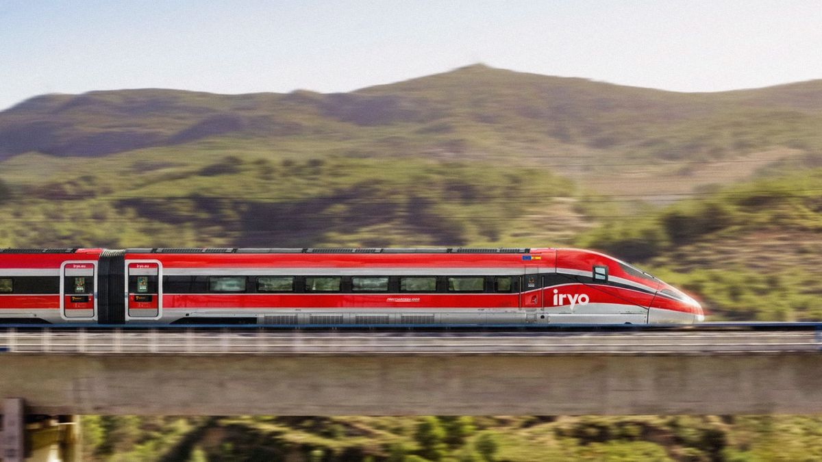 Tren de la compañía ferroviaria Iryo