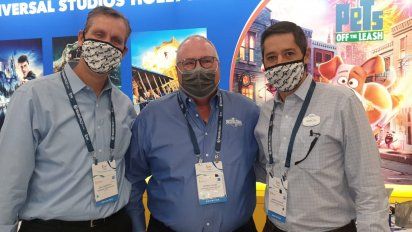 Eric Marshall, Dennis Quinn y Marcos Barros, con todas las novedades de Universal Orlando Resort.