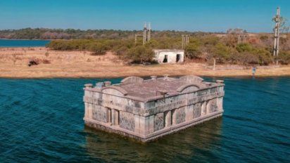 El misterioso pueblo sumergido a 100 km. de Córdoba: está bajo las aguas de un dique hace 50 años