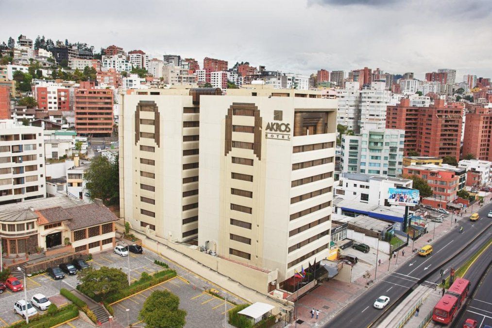 Uno de los hoteles cerrados, el Akros Quito.