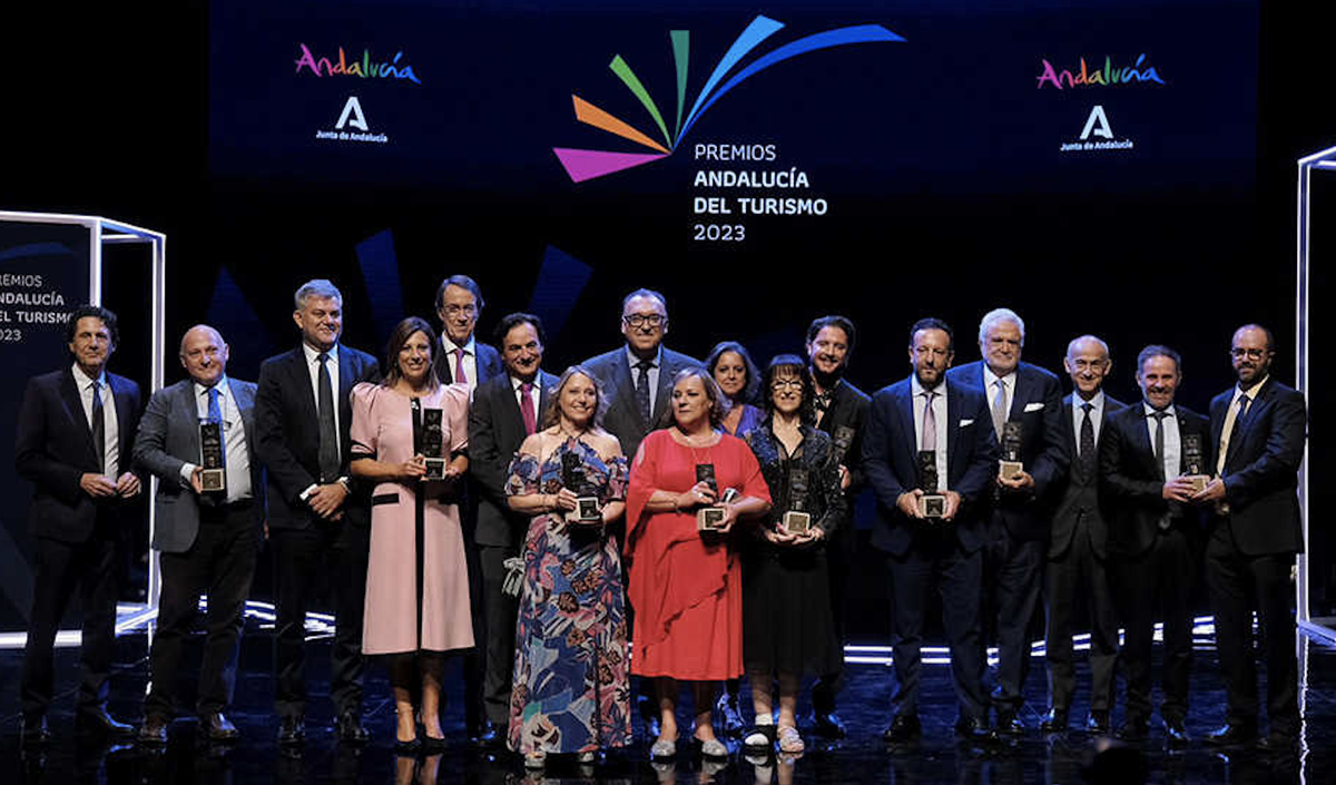 Galardonados en la pasada edición de los Premios Andalucía de Turismo 2023.