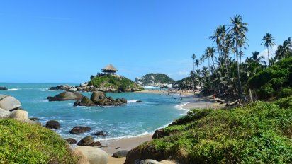 Uno de los parques turísticos que abrieron en Colombia, fue el Parque Tayrona en Santa Mar