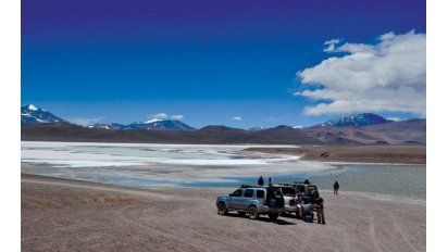 Con sus deslumbrantes colores la Laguna Brava es un sitio único en el paisaje de La Rioja.&nbsp;