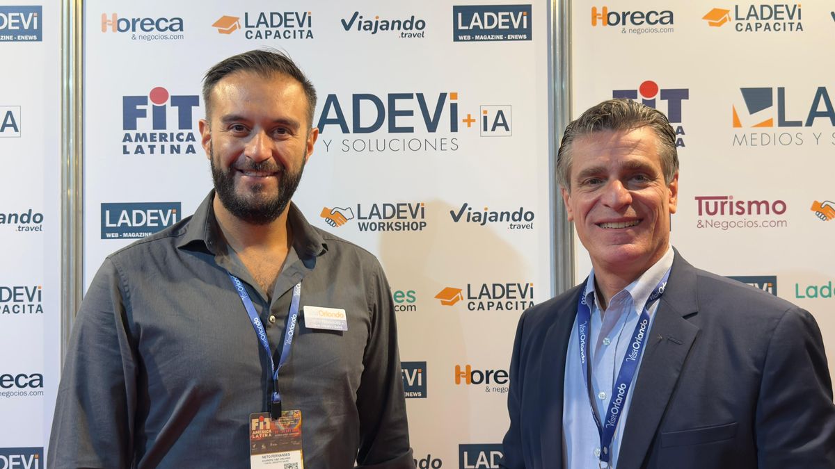 Neto Fernandes, Travel Industry Sales de Aviareps/Visit Orlando; y Patrick Yvaris, director de ventas de Visit Orlando. Neto Fernandes, Travel Industry Sales de Aviareps/Visit Orlando; y Patrick Yvaris, director de ventas de Visit Orlando.