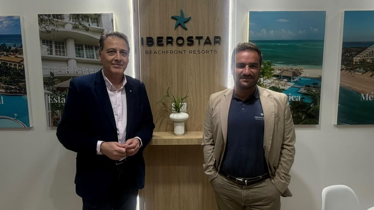 Iberostar: Héctor Álvarez, Business Development Director en Latam; y João Abegão, director comercial para Latam.