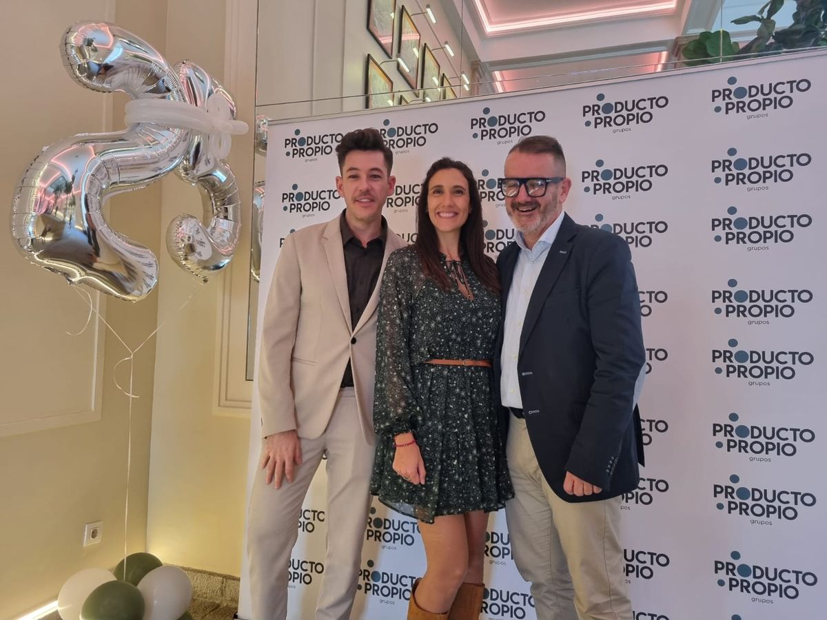Carlos Gómez, Natalia Prigioni y José Manuel Llorens, directivos de Producto Propio.