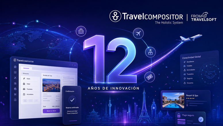 Travel Compositor celebra su 12 aniversario.