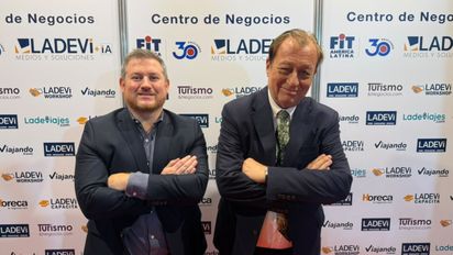 Juan Toselli International Tours: Andrés Balardi, gerente Comercial, y Juan R. Toselli, presidente.