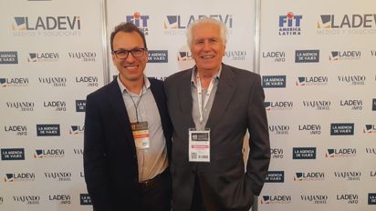 Ambrosio Mayer, vicepresidente de Turar y Fernando Nariccio, gerente.