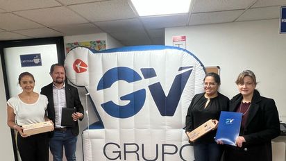 Equipo Grupo Viajes, incluida Patricia Torres, durante acompañamiento a sus agencias de viajes aliadas.