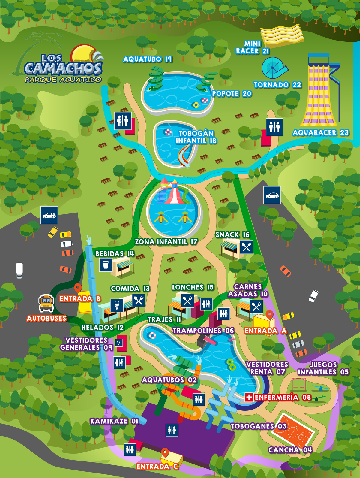 Disfruta de las atracciones que Los Camachos&nbsp; tienen para ti.