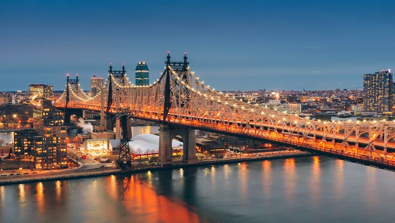 El Queensboro Bridge, uno de los íconos de Manhattan.