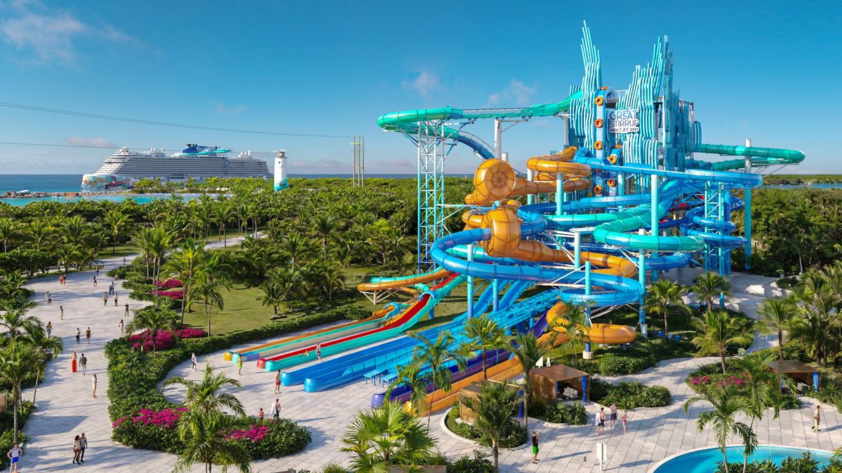 Tidal Tower es el punto más alto del Great Tides Waterpark de Norwegian Cruise Line.