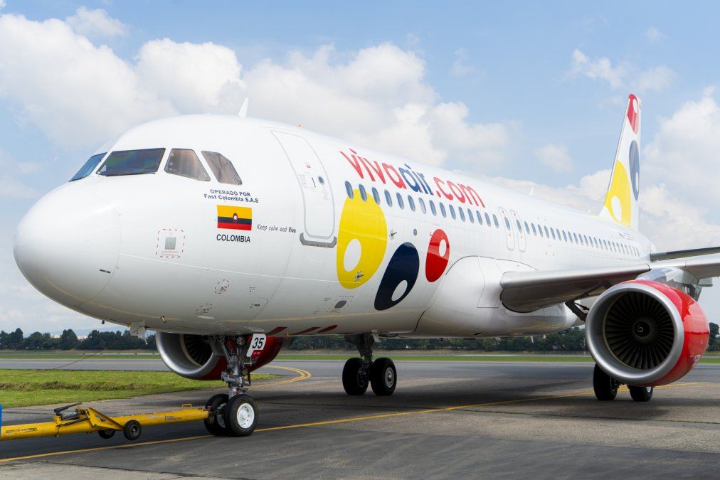 Avion de Viva Air. - Ladevi Medios y Soluciones Avion de Viva Air.
