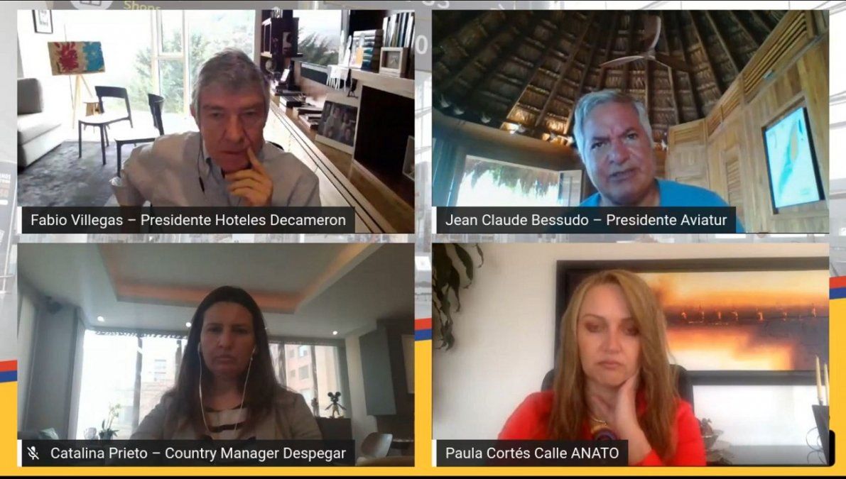 Decameron , Aviatur y Despegar fueron los panelistas del encuentro.&nbsp;