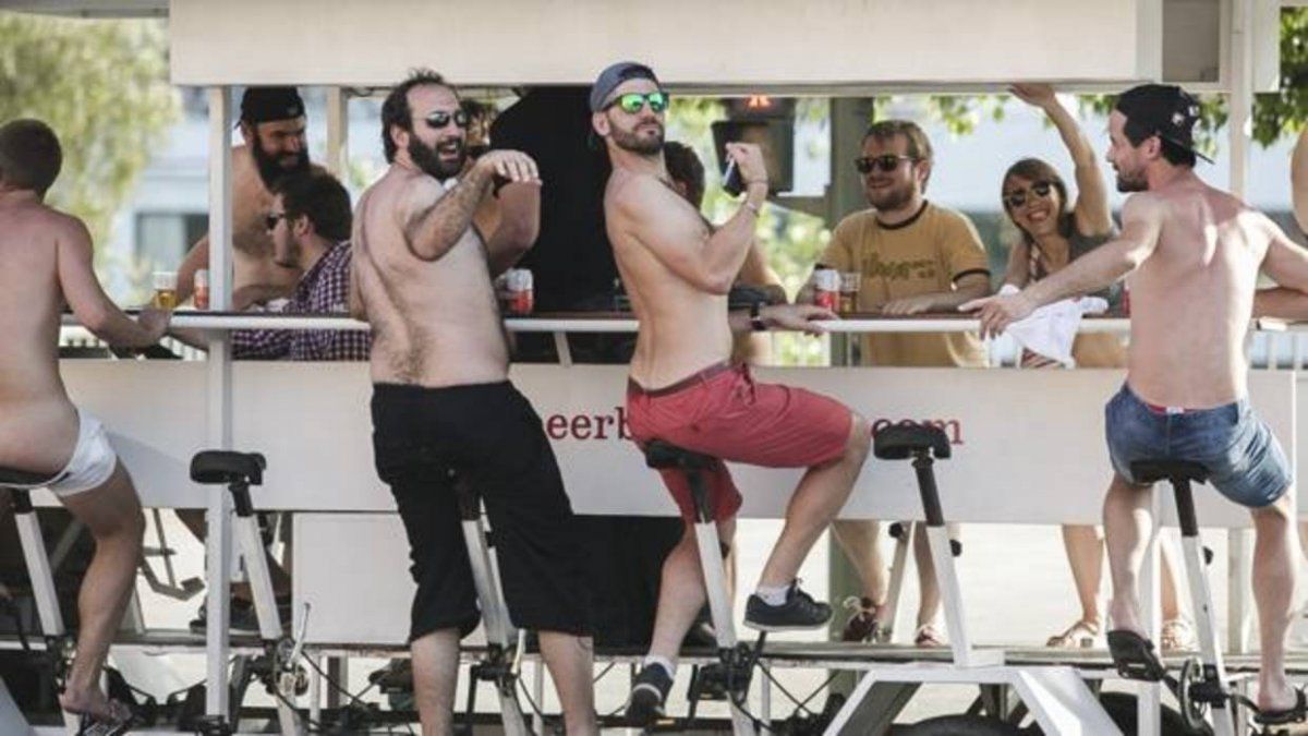 Una despedida de soltero en Sevilla.