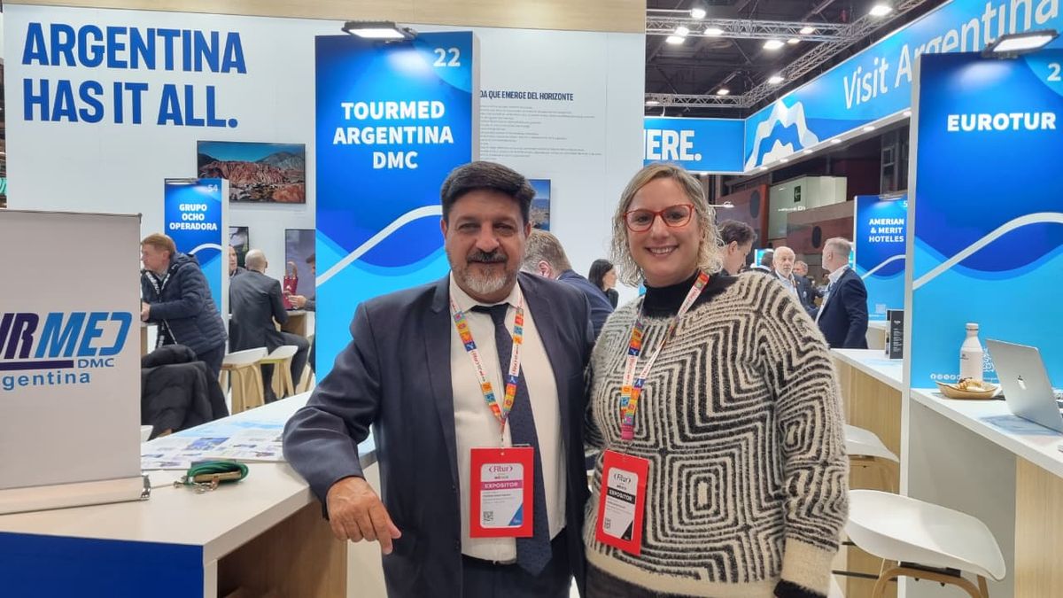 Tourmed DMC: Gustavo Galera, Business Development Director; junto a Gabriela Cotella, responsable de Producto y Contratación.