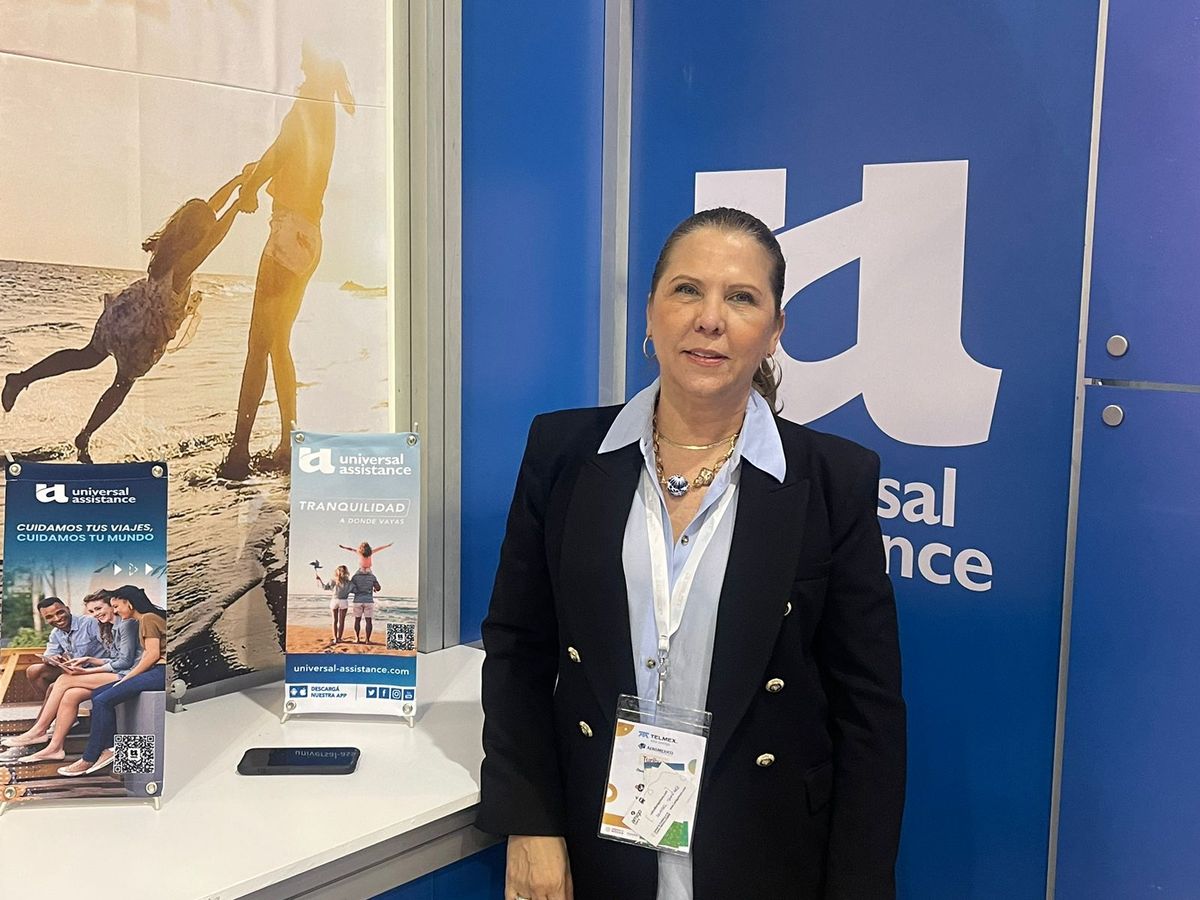 Lourdes Croskey encabezó el equipo comercial de Universal Assistance en el Tianguis Turístico México 2023.