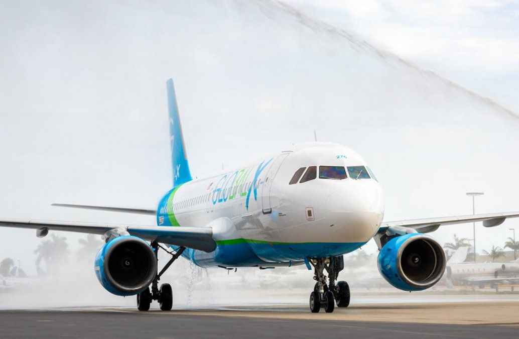 Uno de los Airbus A320 de GlobalX, nueva socia de ALTA.