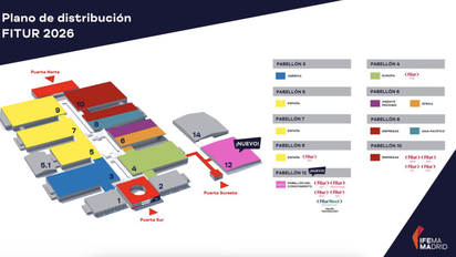 Fitur anuncia un nuevo pabellón para su edición de 2026