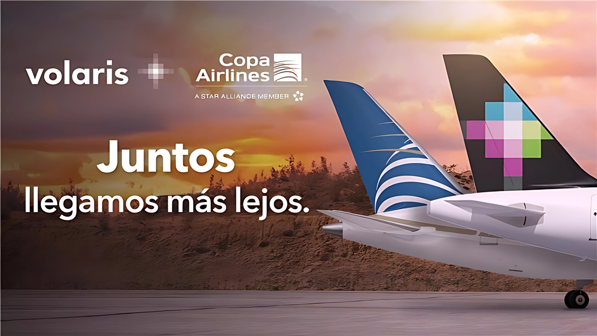 Los clientes de Copa Airlines y Volaris pueden adquirir sus boletos para viajar a destinos en Centroamérica y  Sudamérica vía el Hub de las Américas de Copa en Panamá.
