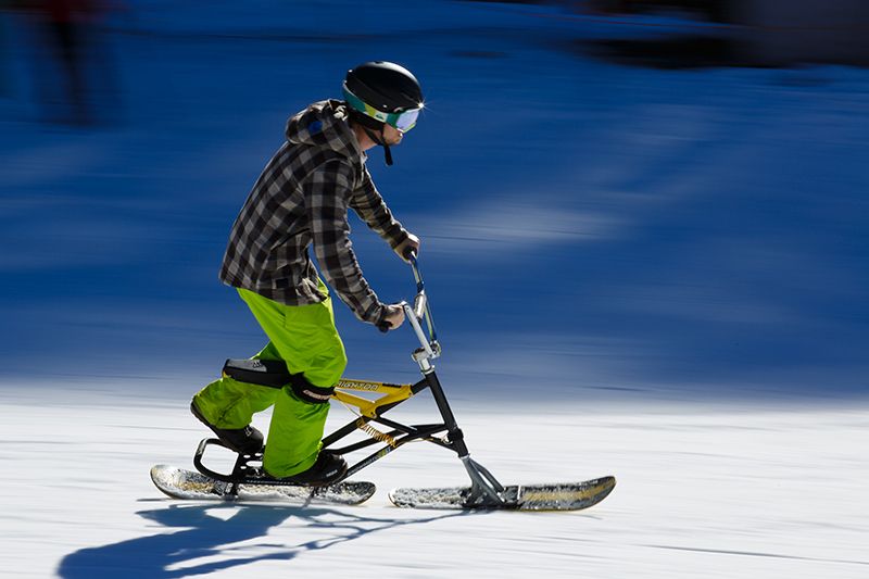 Catedral Alta Patagonia cuenta con pista para practicar Snow BMX, una de las últimas tendencias en deportes de nieve.