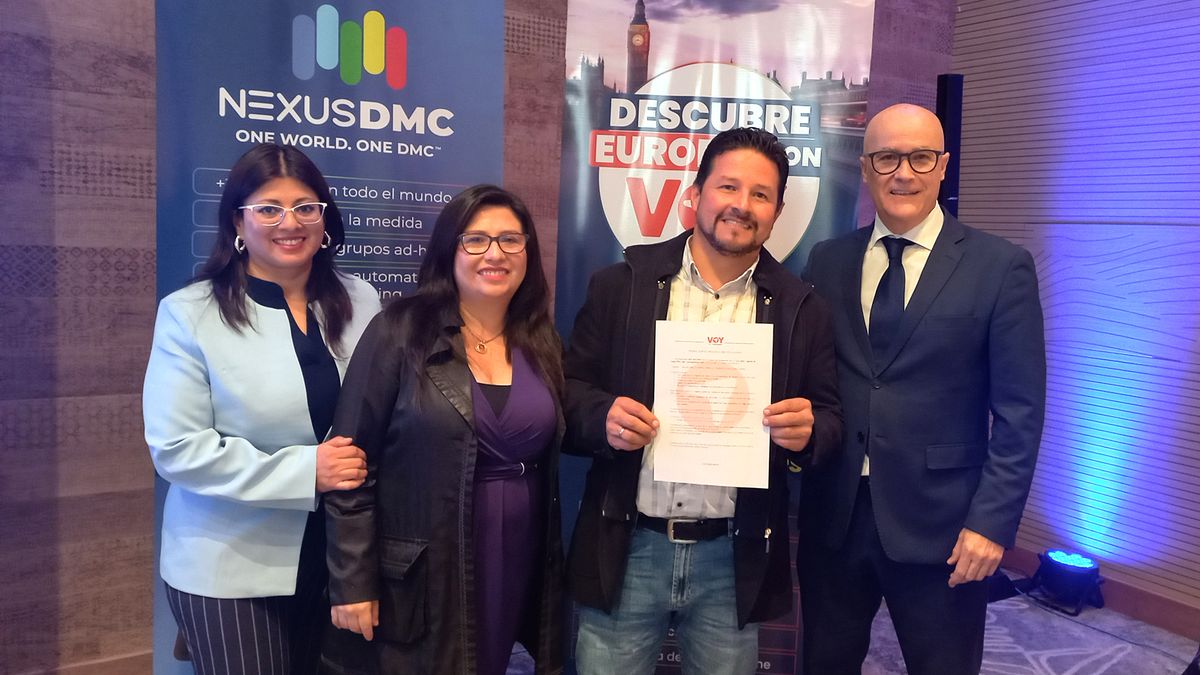 VOY Holidays, tour operador enfocado en Europa, y Nexus DMC entregaron premios a los asistentes.