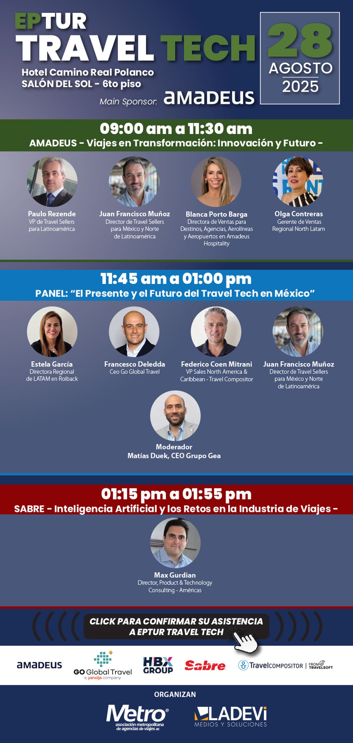 Programación de EPTUR Travel Tech 2025.