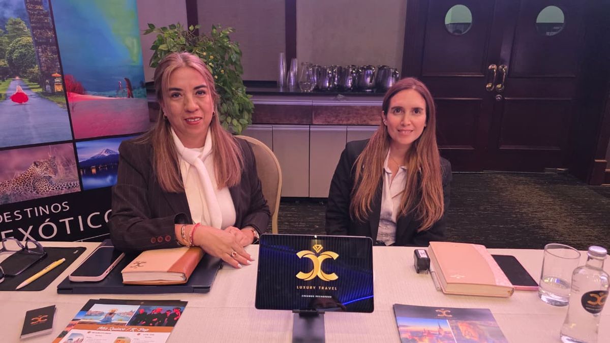 Karin Castro y Marilú Carrión de C&C Luxury Travel.