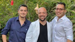 Kender Guevara, Alfonso Marzano y Hernan Araya. 