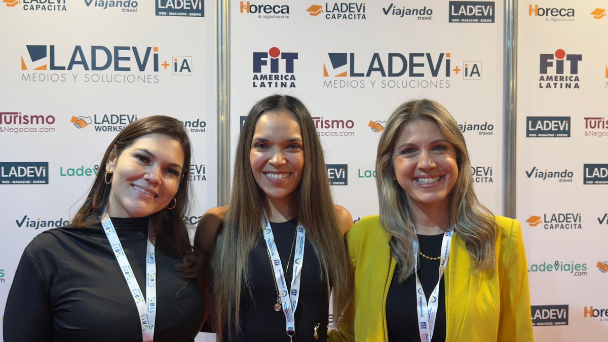 Pricetravel: Hary San Martín, Account Manager; Ivonne Arriola, directora Wholesale; y Priscila Toledo, Head To Sales LATAM. Pricetravel: Hary San Martín, Account Manager; Ivonne Arriola, directora Wholesale; y Priscila Toledo, Head To Sales LATAM.