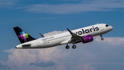 El primer Airbus estadounidense que recibe Volaris, una aerolínea no estadounidense.