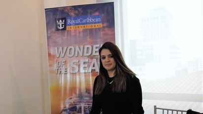 Andrea Estrella, gerenta financiera de Viajes Amazonas, empresa que representa a Royal Caribbean en Ecuador.