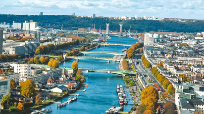 3 bellas ciudades en el río Sena además de París