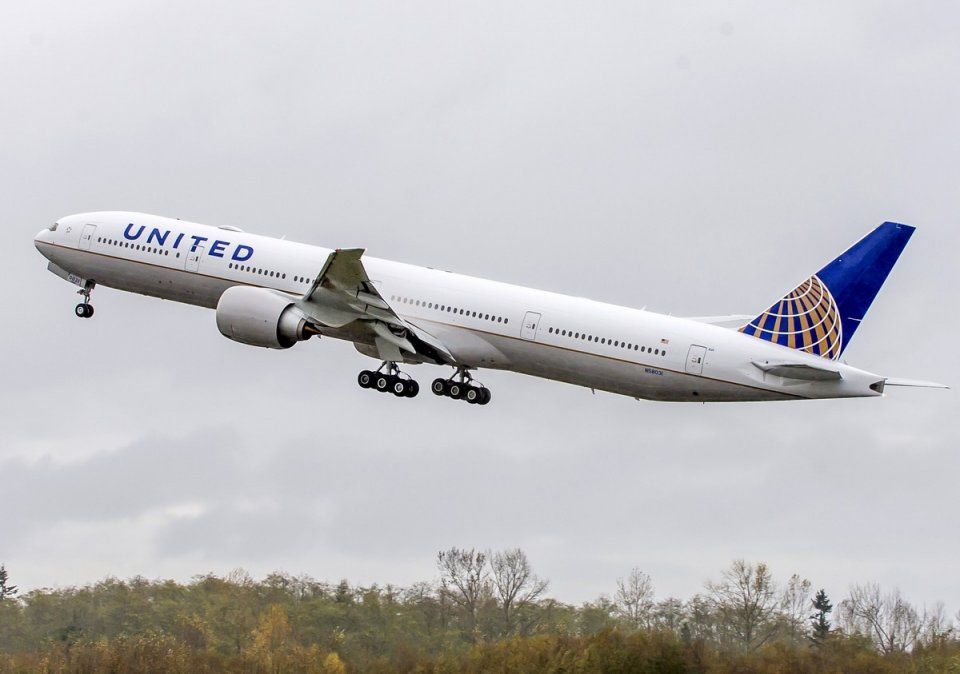 Boeing B-777 de United Airlines.