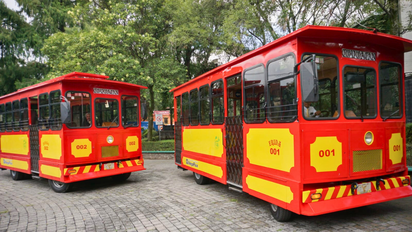 Se presentaron en Coyoacán los primeros tranvías turísticos eléctricos de Ciudad de México.