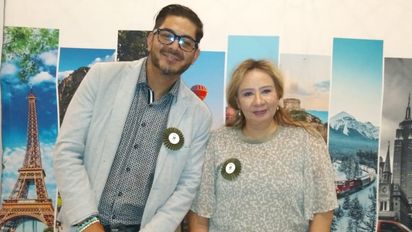 Juliá Tours en EPTUR: Juan Carlos León y Mónica Alemán.