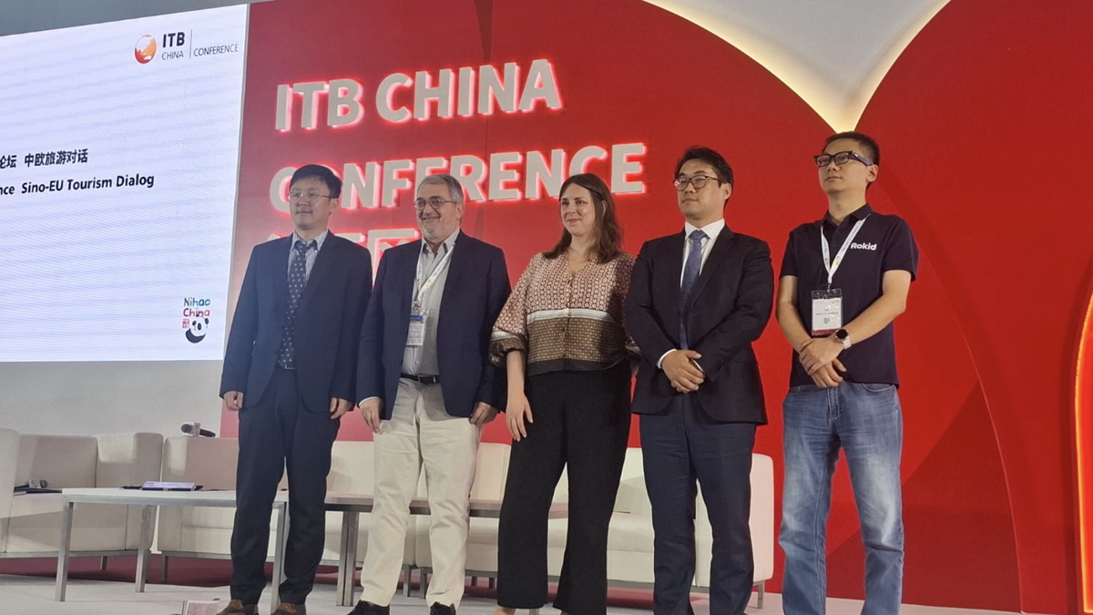 Representantes de la Oficina de turismo de Alemania, Atout France y China en ITB China 2026.