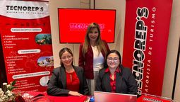 Equipo de Tecnoreps, encabezado por su presidenta ejecutiva Patricia Elías (centro), en los Ladevi Workshop.&nbsp;