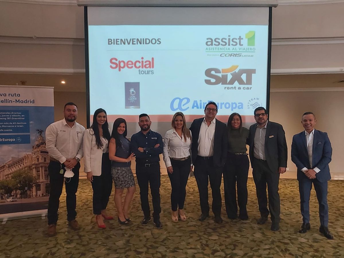 Capacitaciones de Air Europa en Colombia.