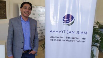Ariel Giménez Bacur, presidente de la Cámara de Turismo de San Juan.