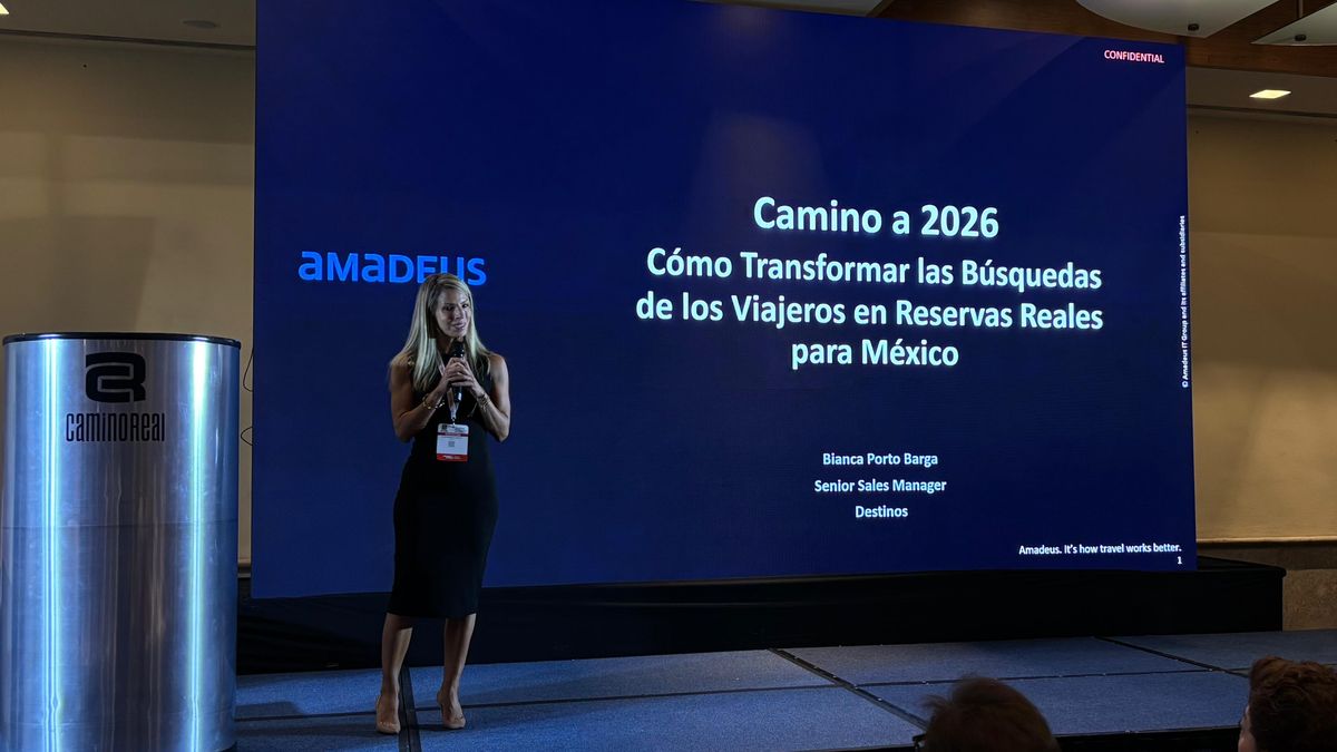 Bianca Porto Barga, Senior Sales Manager de Amadeus, apertura la primera edición de EPTUR Travel Tech.