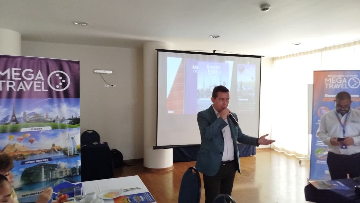 Alejandro Muñoz, gerente general de Mega Travel.