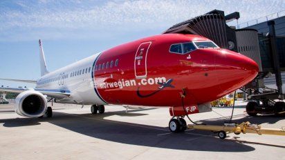 Un Boeing B-737/800 de Norwegian Air.