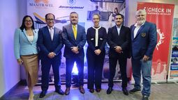 Cecilia Correa y Vladimir Aldave (Peru Routes); Fidel Murgueytio (Maxitravel); Mireille Rebaza (Aeroregional); Paul Ruiz (CHECK IN Mayorista) y Erick Weston (Euroamerican Assistance).