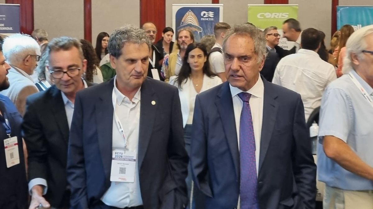 Daniel Scioli recorre los pasillos de ECTU 2026.