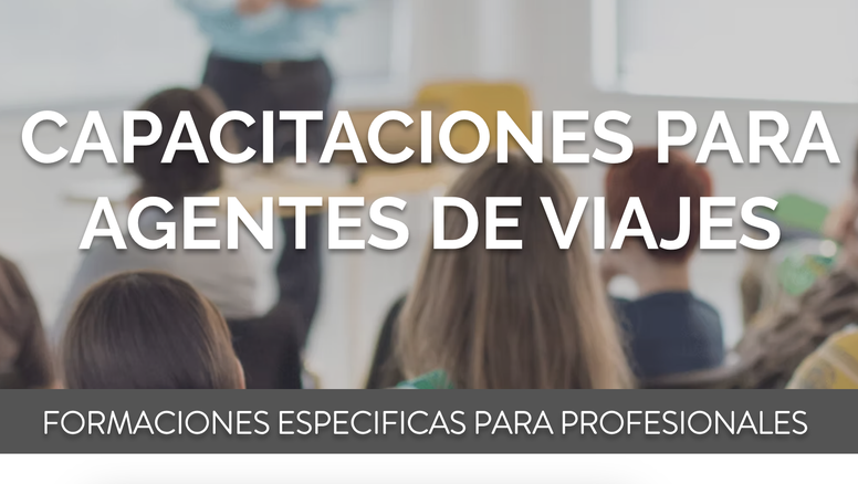 Cartel sobre las capacitaciones de Operadores del Mundo a agencias de viajes.