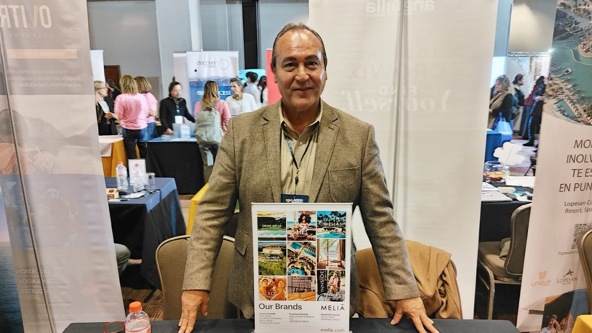 Hernán Parra de Meliá Hotels durante su participación del Ladevi Workshop de temporada baja 2026, para compartir con el trade chileno las novedades en sus marcas de lujo y del nuevo Paradisus Cancún.&nbsp;